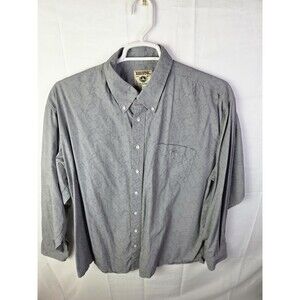Resistol Men's XL‎ Gray Western Long Sleeve Button Up Shirt